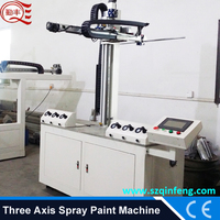 Machine de peinture par pulvérisation robot automatique à trois axes avec armoire à rideaux d'eau pour pieds de canapé