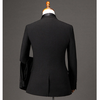 Costume de Mariage 3 Pièces pour Homme, Coupe Slim, Grande Taille, Respirant, pour Adulte, Blazer de Marié, Style Affaires et Mode