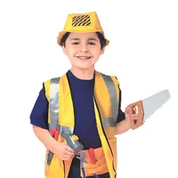 Kinder Engineering Kostüm, Kinder Bauarbeiter Cosplay Kostüme