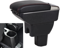 Accoudoir central en cuir de haute qualité, boîte repose-bras pour intérieur de voiture Suzuki Alto 2008 ~ 2016