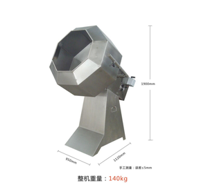 Machine octogonale d'assaisonnement pour snacks machine à aromatiser les arachides frites - Product Image 4