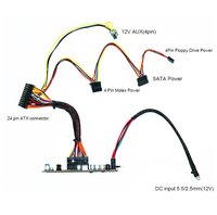RGeek DC 12V 12V 150W 24Pin Mini ITX ATX Pico PSU PC módulo de fuente de alimentación para PC servidor