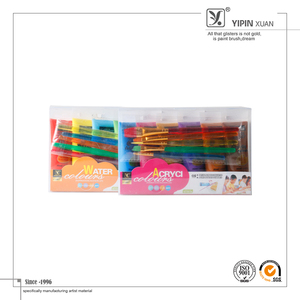 6สี35 Ml สีน้ำสีอะคริลิคสำหรับศิลปินด้วยแปรงทาสีพลาสติก - Product Image 2