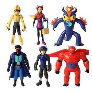 6 pezzi personalizzati Big Hero 6 Action Figure Toy