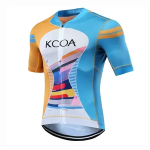 OEM al por mayor mujeres ropa deportiva 100% poliéster camisetas de ciclismo Jersey