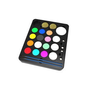 Palette de <span class=keywords><strong>peinture</strong></span> corporelle en pvc, fournitures de <span class=keywords><strong>peinture</strong></span> facial <span class=keywords><strong>bio</strong></span> Non toxique à base d'eau, ensemble de dessins pour enfants - Product Image 3