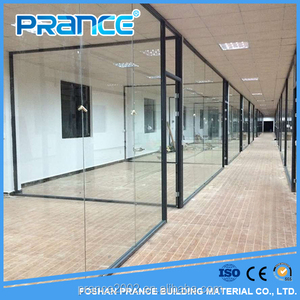 <span class=keywords><strong>La</strong></span> cooperación es igual al precio de pared de cortina de cristal de partición de vidrio esmerilado - Product Image 3