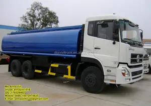 20 Ton-25 Ton Dongfeng Truk Tangki Minyak Truk Bahan Bakar Transportasi Bahan Bakar Truk