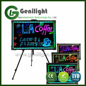 LED Menú Junta 60x40 cm Mensaje Sign pantalla de escritura de neón Fluorescente de borrado en seco - Product Image 6