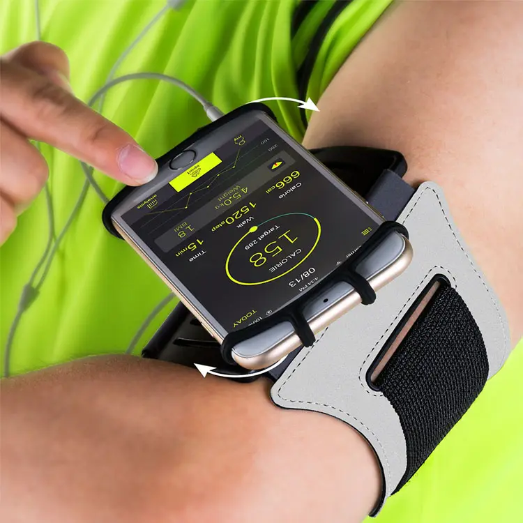 2021 Running 360 Graden Draaien Arm Telefoon Band Houder Telefoon Armband Zakken Voor Sport