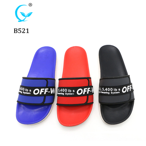 Stile Pop logo personalizzato pcu uomini delle cursori <span class=keywords><strong>sandali</strong></span> nero anti-slip eva pantofole - Product Image 2