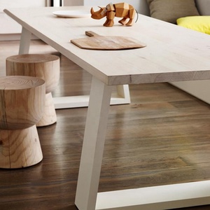 Su misura <span class=keywords><strong>tavolo</strong></span> del ristorante <span class=keywords><strong>tavolo</strong></span> da pranzo in <span class=keywords><strong>legno</strong></span> massello <span class=keywords><strong>tavolo</strong></span> con <span class=keywords><strong>gambe</strong></span> in <span class=keywords><strong>metallo</strong></span> moq è 1 pcs - Product Image 4