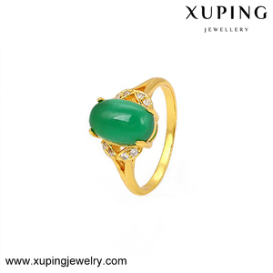 Anillo de Boda de Oro de Arabia Saudita con <span class=keywords><strong>Piedras</strong></span> <span class=keywords><strong>Preciosas</strong></span> de Joyería Xuping - Product Image 2