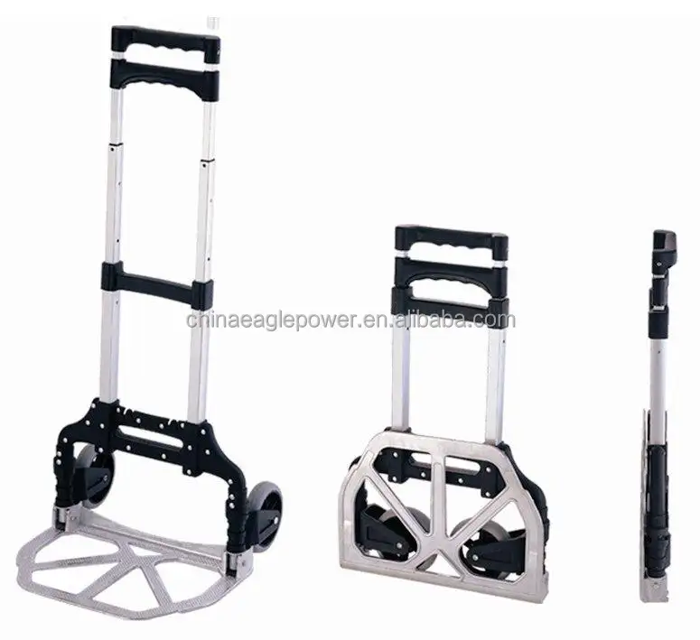 Storage aluminum folding hand truck trolley