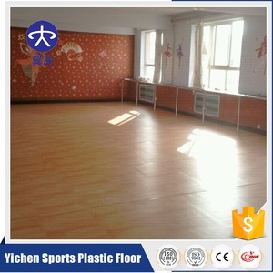 Yichen impermeable plástico de madera <span class=keywords><strong>pisos</strong></span> de superficie/pista de baile y suelo deportivo <span class=keywords><strong>En</strong></span> Stock - Product Image 1