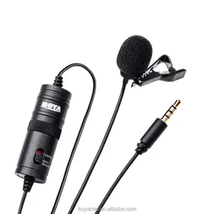 Boya Top 1 Selling Lavalier Mic for Smartphone DSLRs Camcorders PC Ipad