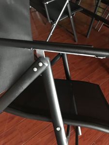 卸売Mポジション調節可能なカスタムメタルスリングテスリンリクライニングチェアリクライニングビーチ折りたたみ式屋外チェア - Product Image 6