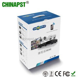 Kit de cámara CCTV de 4 canales, 720P, 1.0MP, domo/Bullet <span class=keywords><strong>AHD</strong></span>, precio de fábrica, <span class=keywords><strong>PST</strong></span>-AHDK04BL - Product Image 6