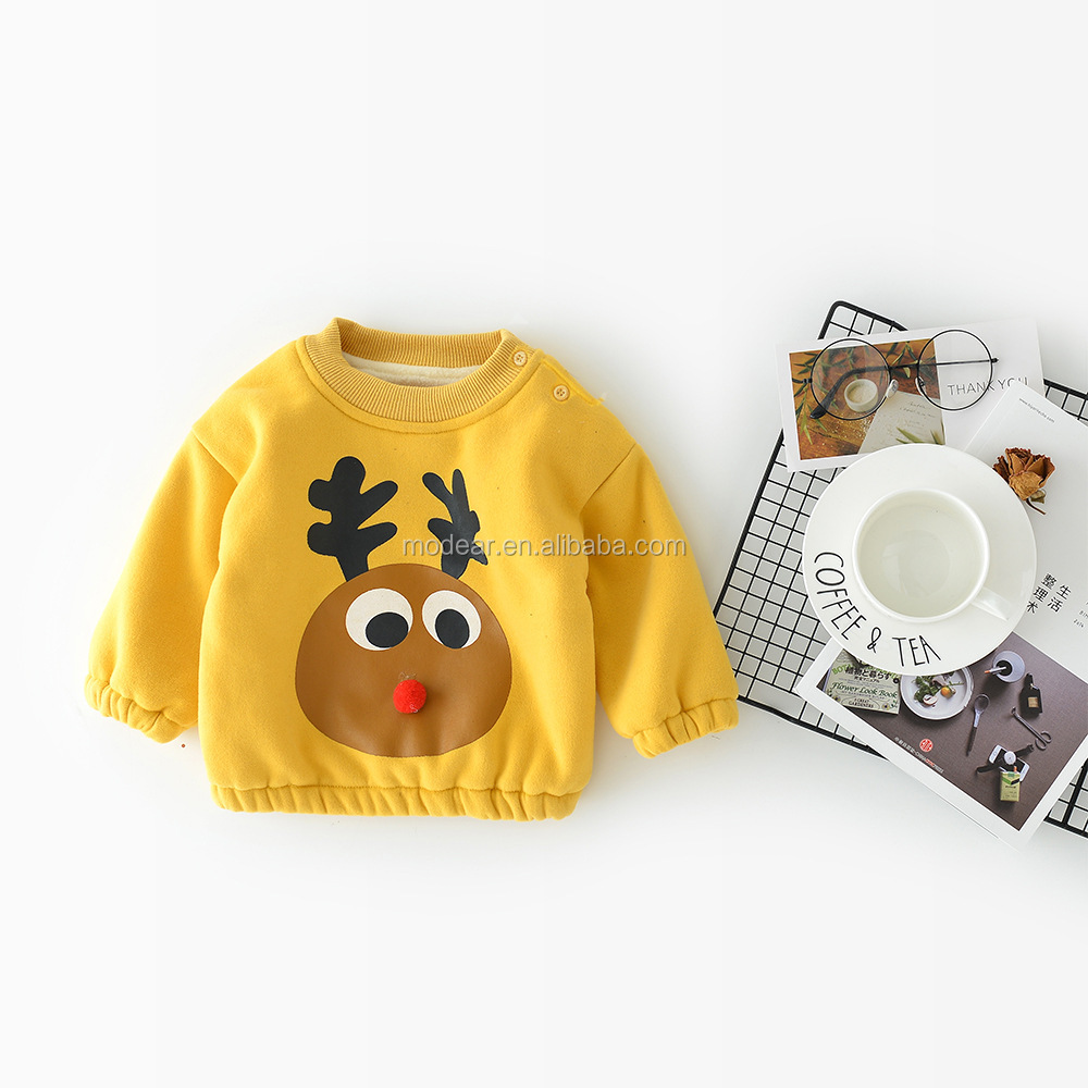 2017 оптовая продажа осень длинный рукав вязаный с рисунком Свитер для маленьких девочек
