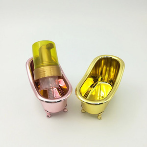 OEM OEM personnalisé Nouveau <span class=keywords><strong>plastique</strong></span> or brillant mini conteneur de <span class=keywords><strong>baignoire</strong></span>/mini porte-savon de <span class=keywords><strong>baignoire</strong></span> - Product Image 2