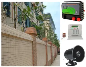 Remote Control Electric Fence Energizer Perimeter Alarm System