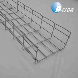 Besca 브랜드 아연 도금 스틸 일반 직조 용접 메쉬 케이블 트레이 (절단 및 굽힘 서비스 포함) 중국산 - Product Image 2