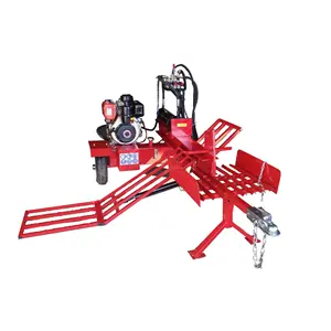 BRT New 50 ton gasoline electric kinetic fast wood log splitter with CE