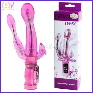Sexe joy toy vibrateur clit vibrateur et <span class=keywords><strong>double</strong></span> pénétration vibrator - Product Image 1