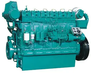 Motor diésel marino serie Weichai R6160, R6160ZC300-5, 300HP/850rpm, para barco de pesca