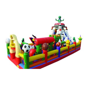 Gigante gonfiabile parco di divertimenti all'aperto castello di salto, i bambini gonfiabile di divertimento della città, casa rimbalzante gonfiabile parco giochi al coperto per la vendita - Product Image 3