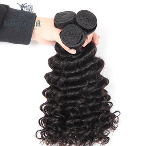Royce品牌24英寸名人类编织头发深波未加工处女头发纬纱 - Product Image 1