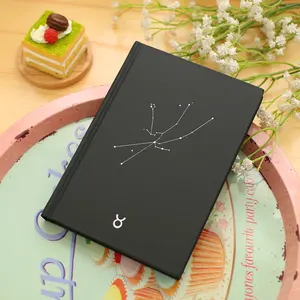 Groothandel Nep Lederen HardCover Notebook met 12 Constellation Tekeningen