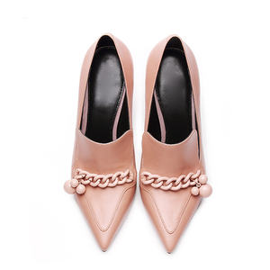 <span class=keywords><strong>Scarpe</strong></span> <span class=keywords><strong>con</strong></span> Tacco Alto <span class=keywords><strong>da</strong></span> Donna Fatte a Mano <span class=keywords><strong>con</strong></span> Punta Affusolata, Design Recente <span class=keywords><strong>con</strong></span> Perle, <span class=keywords><strong>Tacchi</strong></span> Alti Nude per Ragazze - Product Image 5