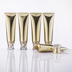 Klaar Om 50Ml Shiny Gold Abl Cream Tube Met Luxurty Acryl Top