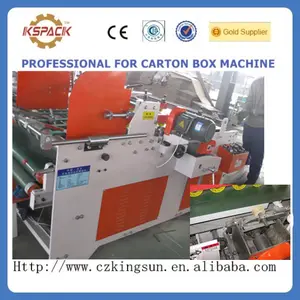 Jgg-06025 qzd serisi otomatik gluer makinesi oluklu karton yapımında/karton tutkal ve yapıştırma makinesi