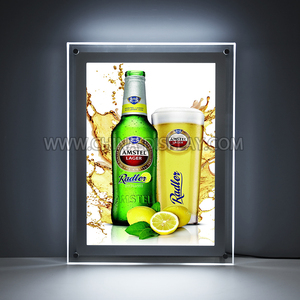 <span class=keywords><strong>Crystal</strong></span> Acrylic Edge Thắp Sáng Hộp Đèn <span class=keywords><strong>Led</strong></span> Khung Hình - Product Image 5