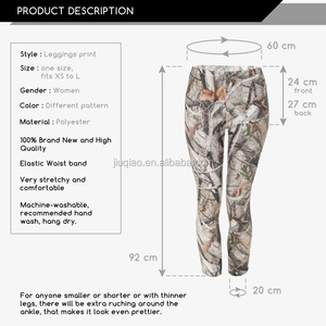 High Quality 92% Polyester 8% Spandex Wholesale Trees Printed Women Gym <strong>Leggings</strong> - Product Image 6