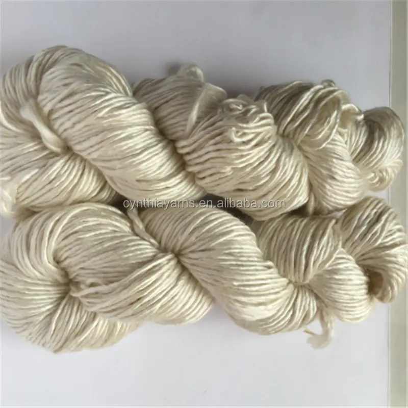 중국 공장 도매 Undyed spun 100% 실크 원사 가격