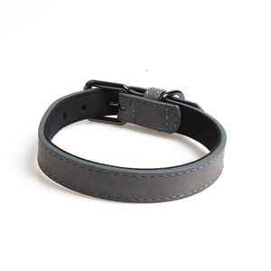 Amigo Hohe Qualität Klassische Doppel Schicht luxus wasserdicht verstellbare, gepolsterte metall schnalle PU leder haustier hund kragen - Product Image 2