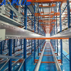 LIFO เก็บโกดัง Shelving Heavy วิทยุรถรับส่ง Racking System