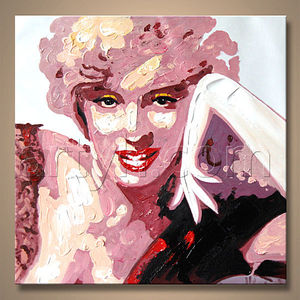 Decoración Del hogar <span class=keywords><strong>Arte</strong></span> de La Pared Sin Marco Marilyn Monroe Diseña Painitng - Product Image 1