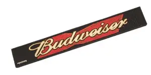 Budweiser बीयर रेल बार चटाई धावक ड्रिप चटाई नई