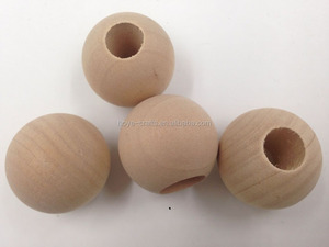 Popular 10mm Wooden Beads With Hole Wood Round Ball Solid Natural Wooden Bead Accessories - Product Image 3