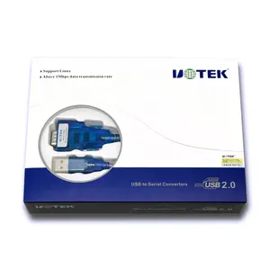यूएसबी RS232 केबल कनवर्टर करने के लिए DB9 UOTEK UT-810N