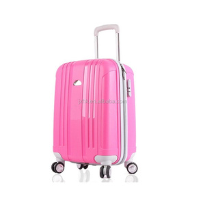 Fábrica Custom Hard Bagagem ABS PC PP PVC inquebrável Mala 360 graus Spinner Caster Travel Bag 3PCS Malas De Plástico Set