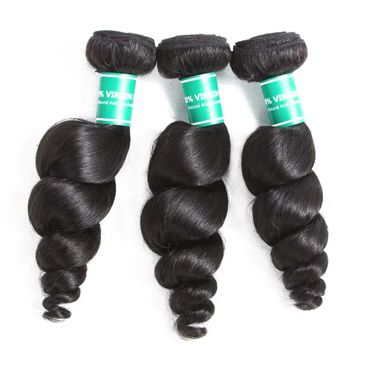 Tissage en lot japonais naturel vierge — ali queen, Extensions de cheveux humains, prix d'usine