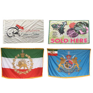 थोक सबसे अच्छा गुणवत्ता 100D पॉलिएस्टर डिजिटल मुद्रित विज्ञापन अनुकूलन किसी भी आकार और लोगो कस्टम झंडे - Product Image 6