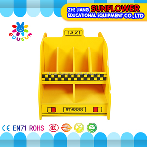 Enfants livre plateau belle forme de voiture de stockage multicouche enfants <span class=keywords><strong>jouet</strong></span> armoire - Product Image 4