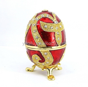 Huevos Fabergé Baratos de QIFU, <span class=keywords><strong>Precio</strong></span> de Fábrica, Recuerdos de Boda, Cajas de Joyería con Forma de Huevo - Product Image 2