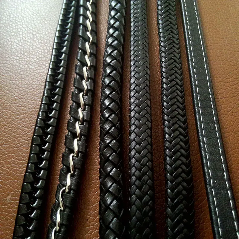 Wholesale Chinese Products Custom Flat Leather Cord